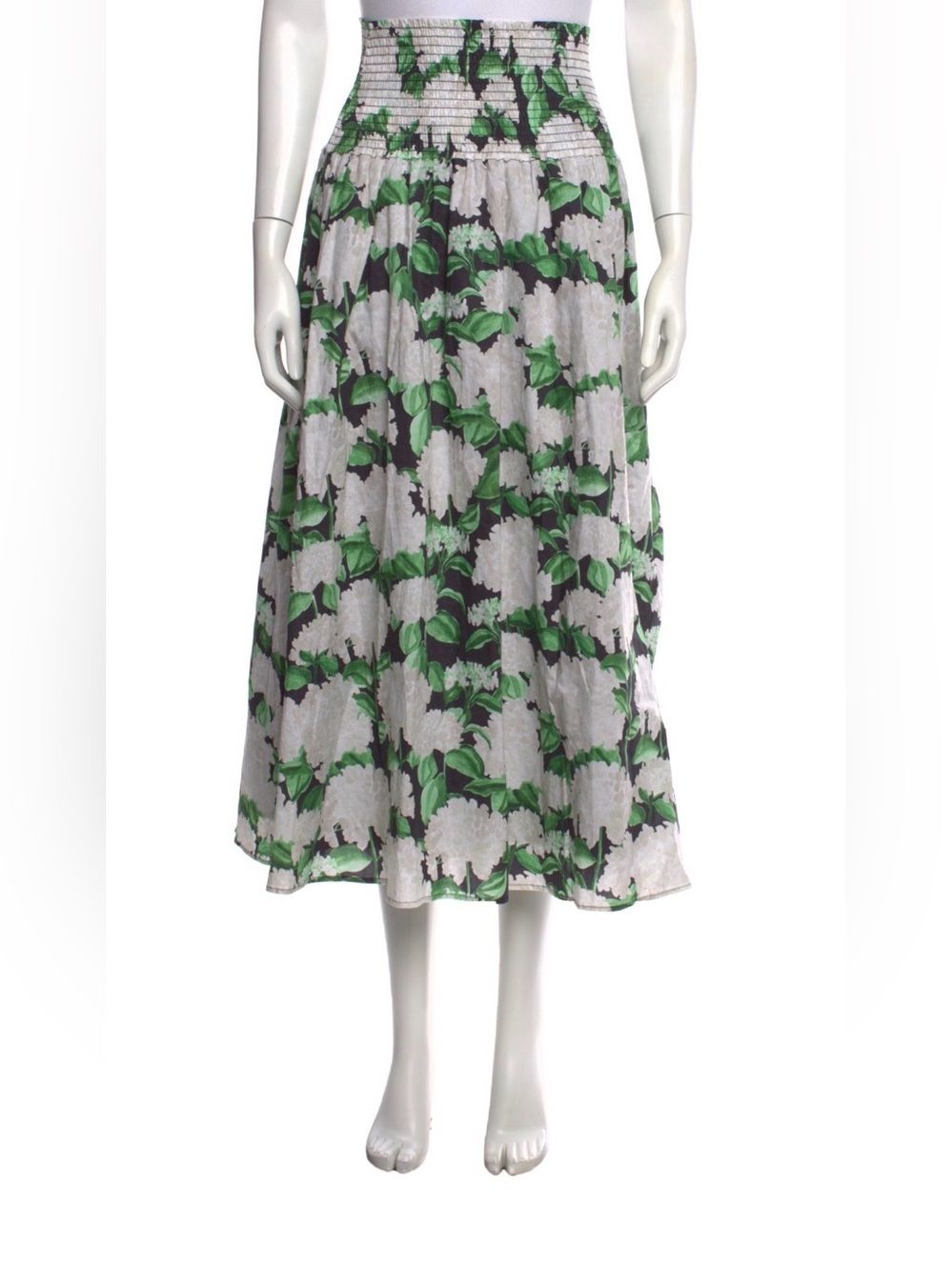 Hill House Delphine Hydrangea Midi Skirt